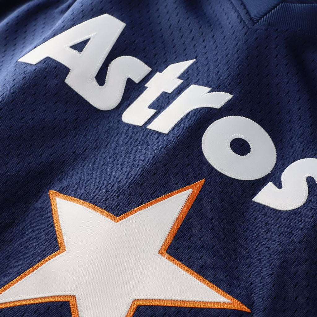 Houston Astros Mitchell & Ness Nolan Ryan Cooperstown Collection Big & Tall Mesh Batting Practice Baseball Jersey - Navy
