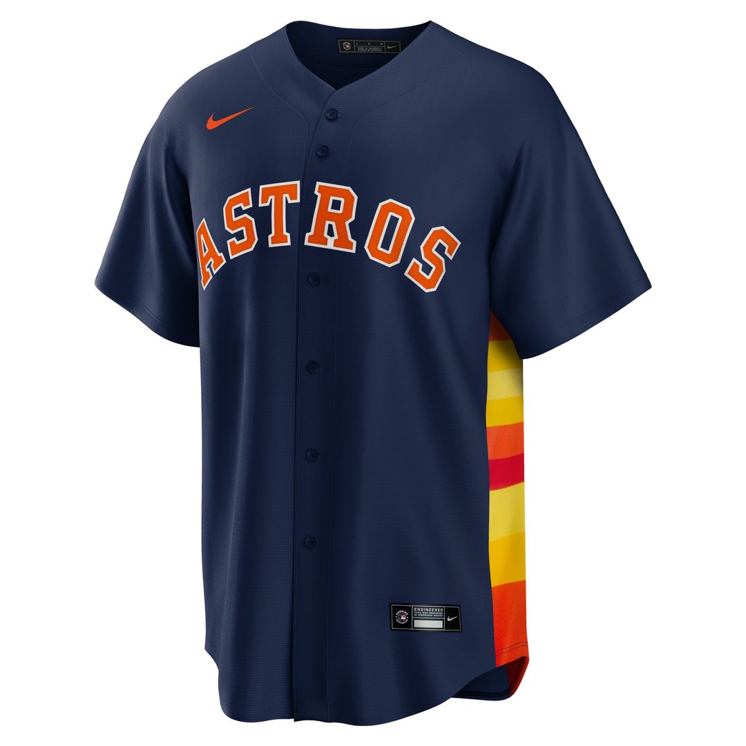 Houston Astros Nike Alternate Replica Team Baseball Jersey - Orange