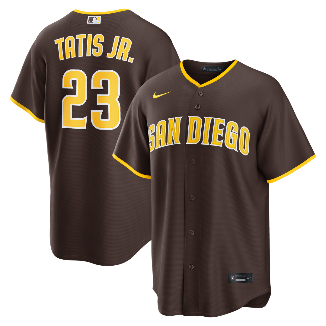 San Diego Padres Nike Fernando Tatis Jr. Alternate Replica Baseball Jersey - Sand