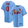 St. Louis Cardinals Nike Masyn Winn Alternate Replica Baseball Jersey - Light Blue