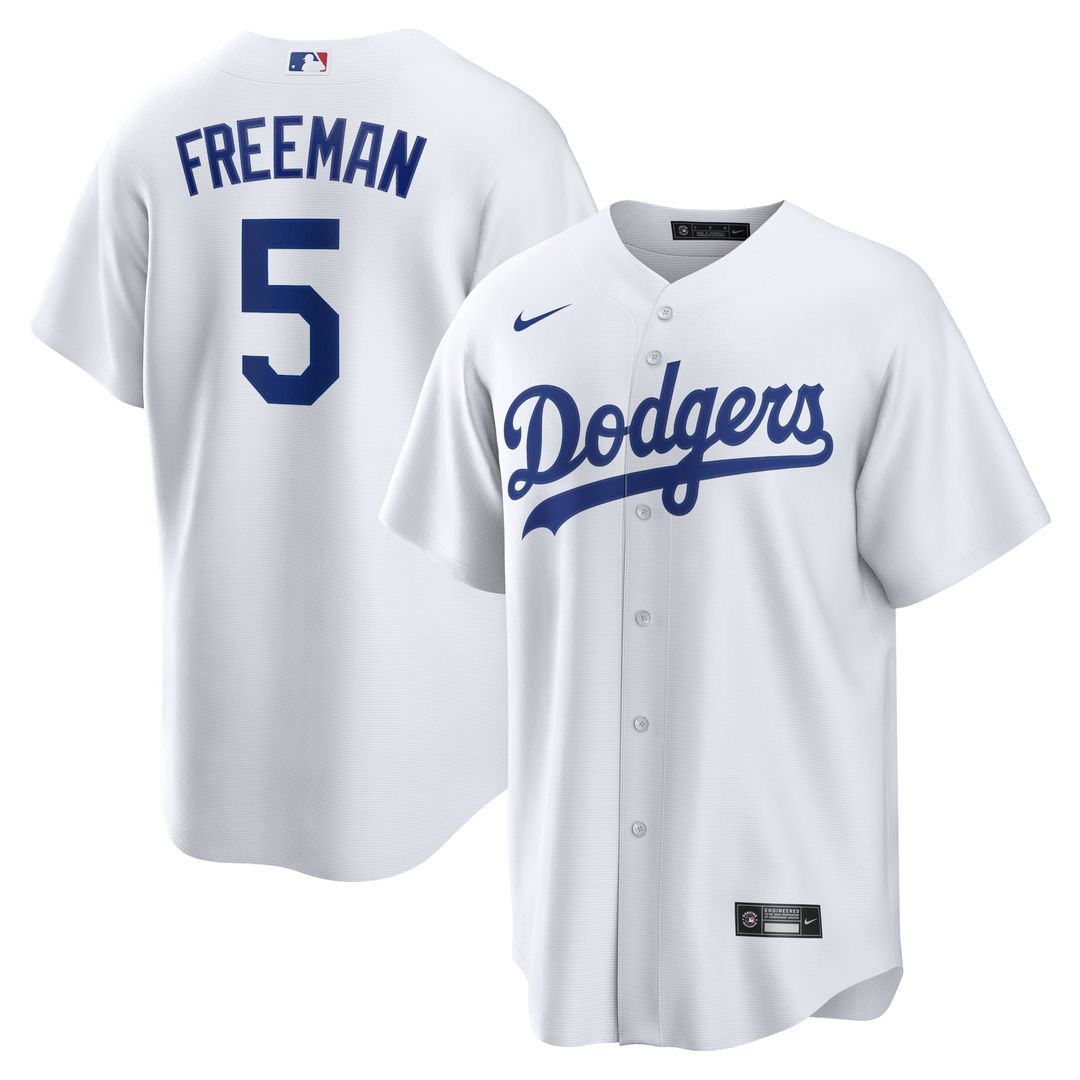 Los Angeles Dodgers Nike Freddie Freeman Replica Baseball Jersey - White