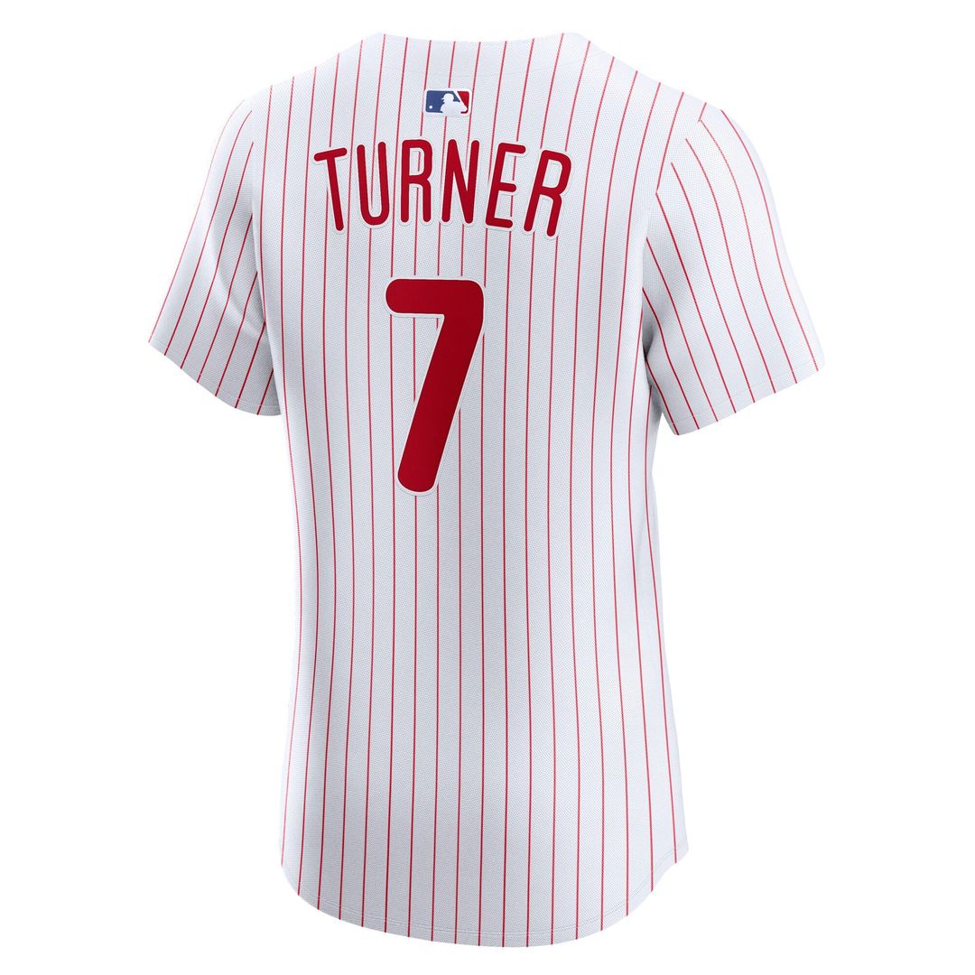 Philadelphia Phillies Nike Trea Turner Home Elite Baseball Jersey - White