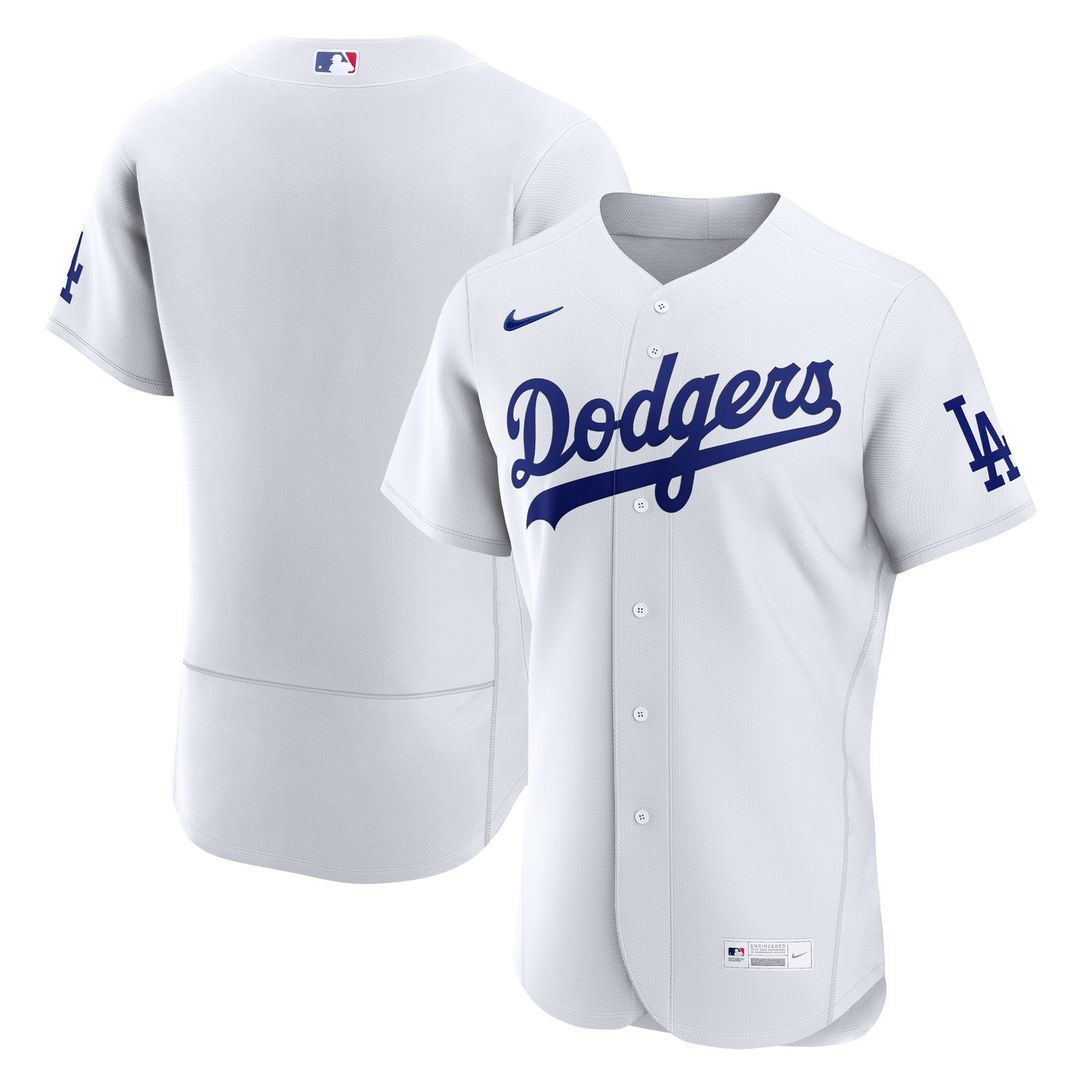 Los Angeles Dodgers Nike Home Authentic Baseball Jersey - White