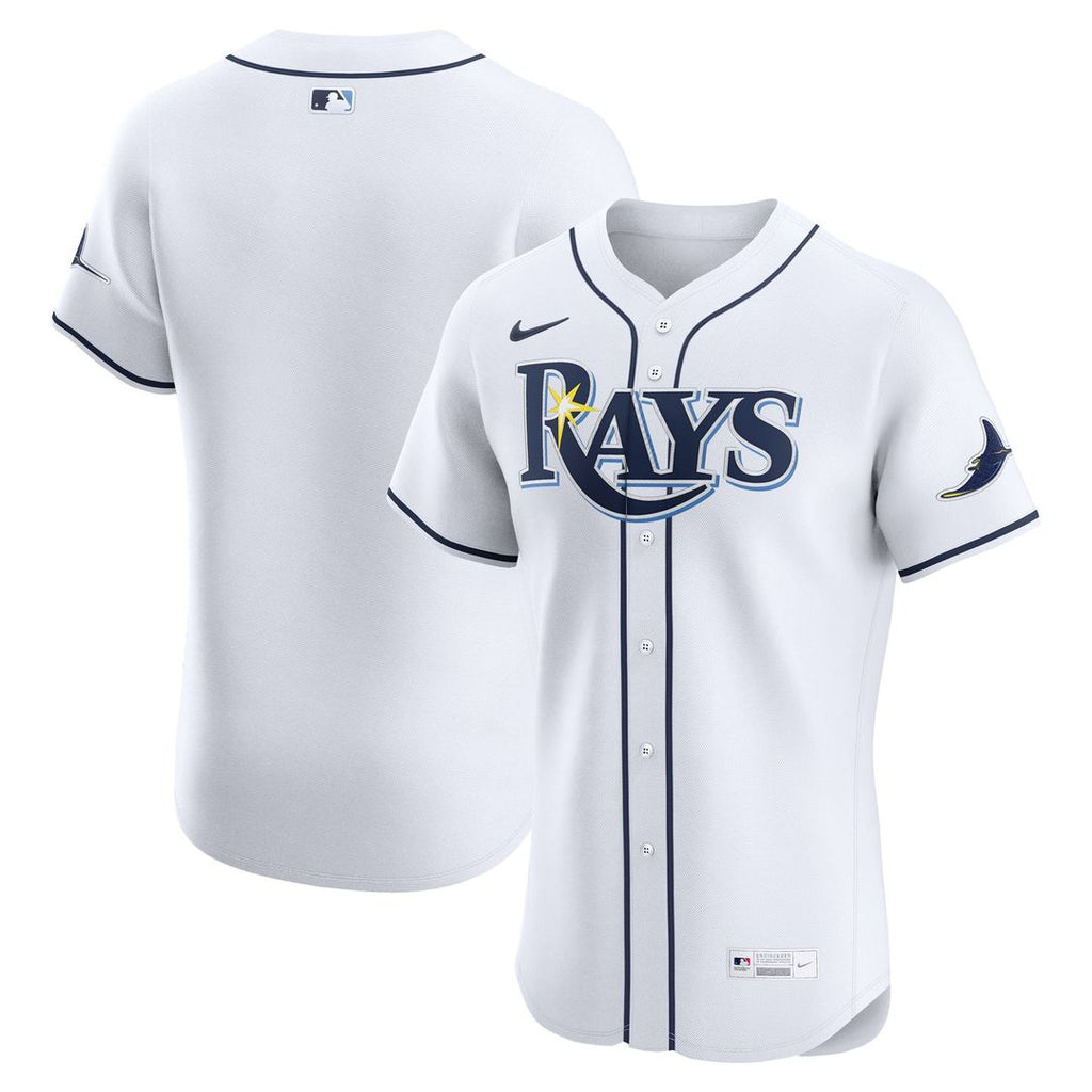 Tampa Bay Rays Nike Home Elite Baseball Jersey - White
