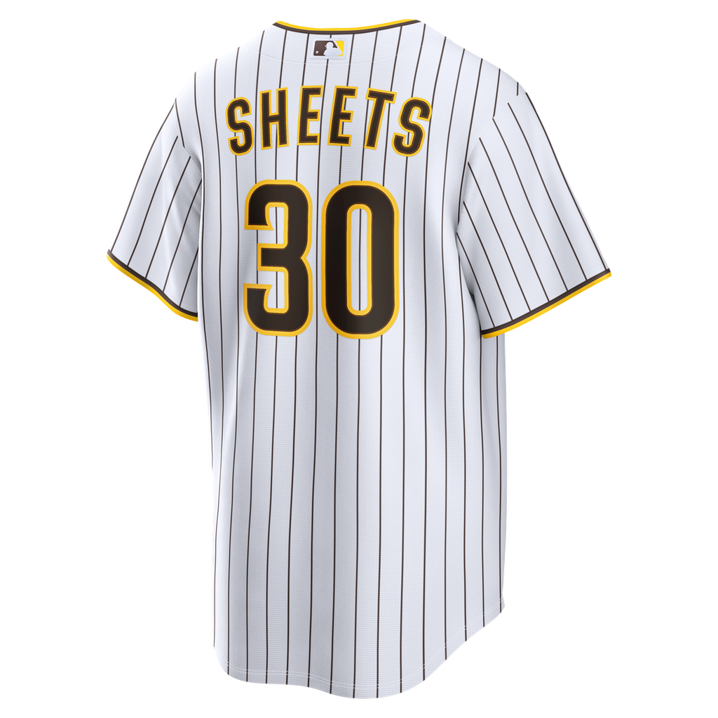 San Diego Padres Nike Gavin Sheets Home Replica Baseball Jersey - White