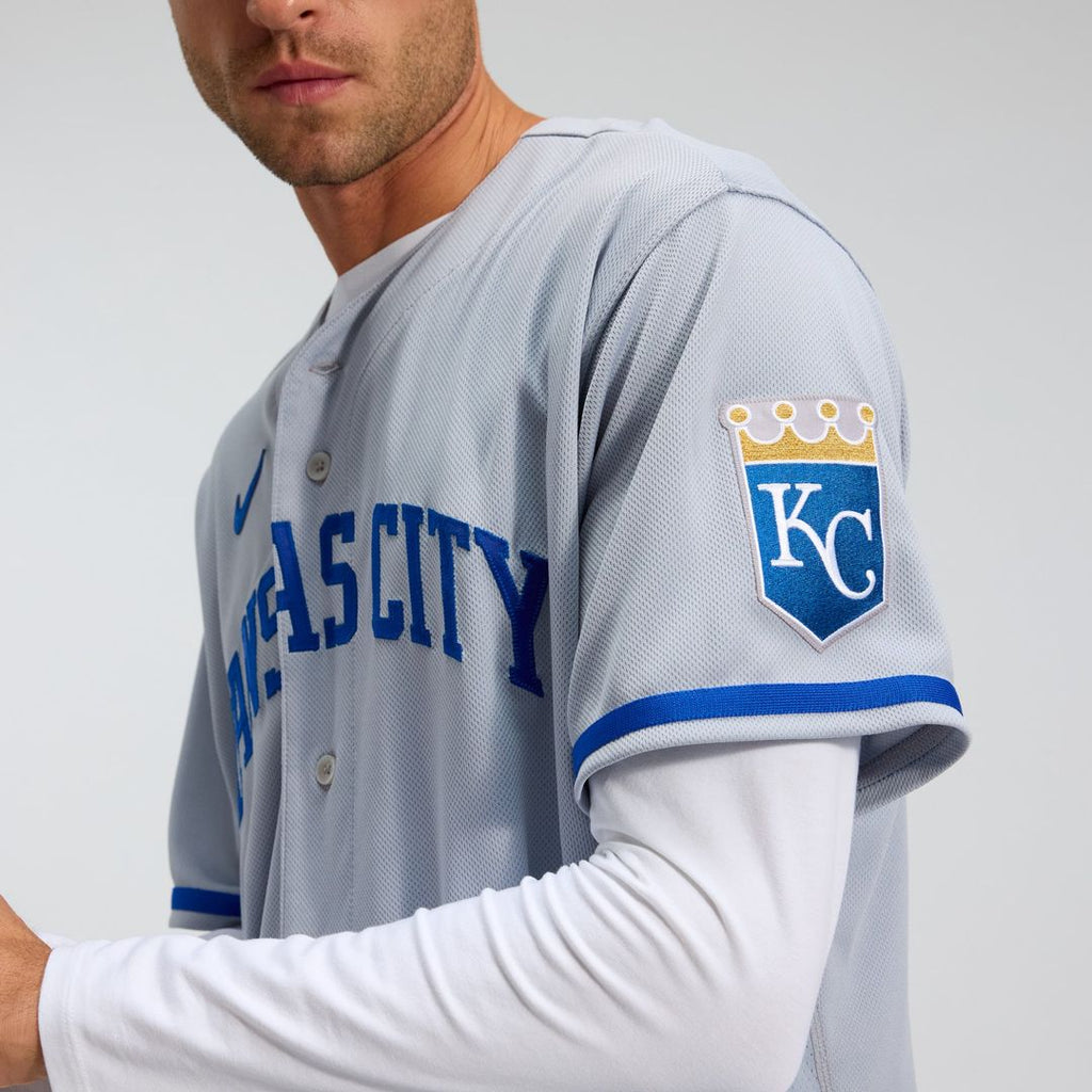 Kansas City Royals Nike 2022 Road Authentic Baseball Jersey - Gray