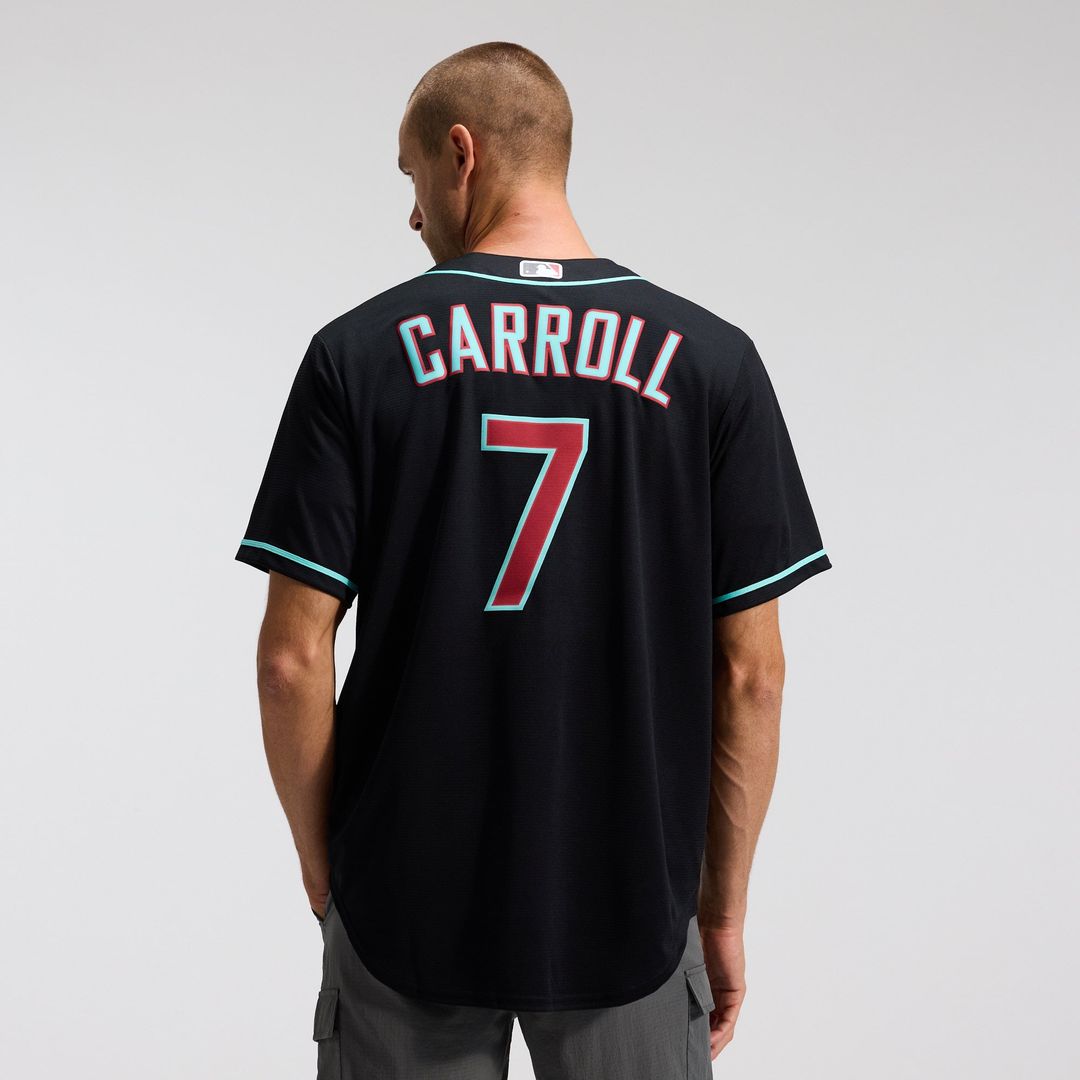 Arizona Diamondbacks Nike Corbin Carroll Alternate Replica Baseball Jersey - Black
