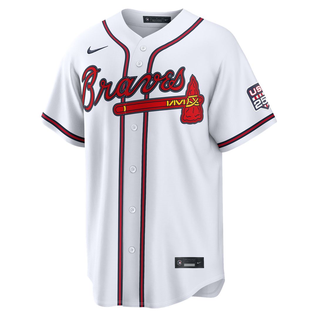Atlanta Braves Nike Fourth of July Drake Baldwin USA 250 Stadium Baseball Jersey - White