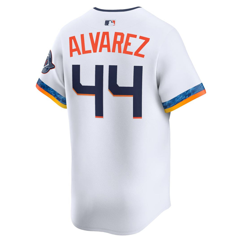 Houston Astros Nike Yordan Alvarez 2025 City Connect Limited Baseball Jersey - White