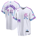 Kansas City Royals Nike Jac Caglianone 2026 City Connect Stadium Baseball Jersey - White