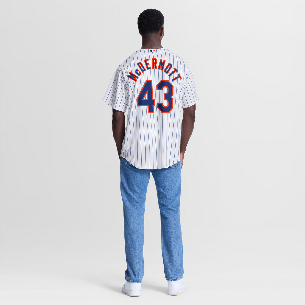 New York Mets Nike Chayce McDermott Home Replica Baseball Jersey - White