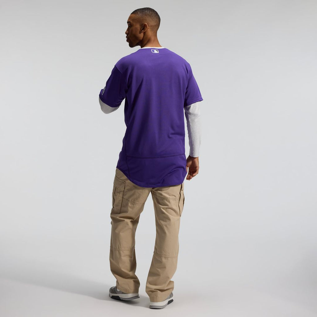 Colorado Rockies Nike Alternate Authentic Baseball Jersey - Purple