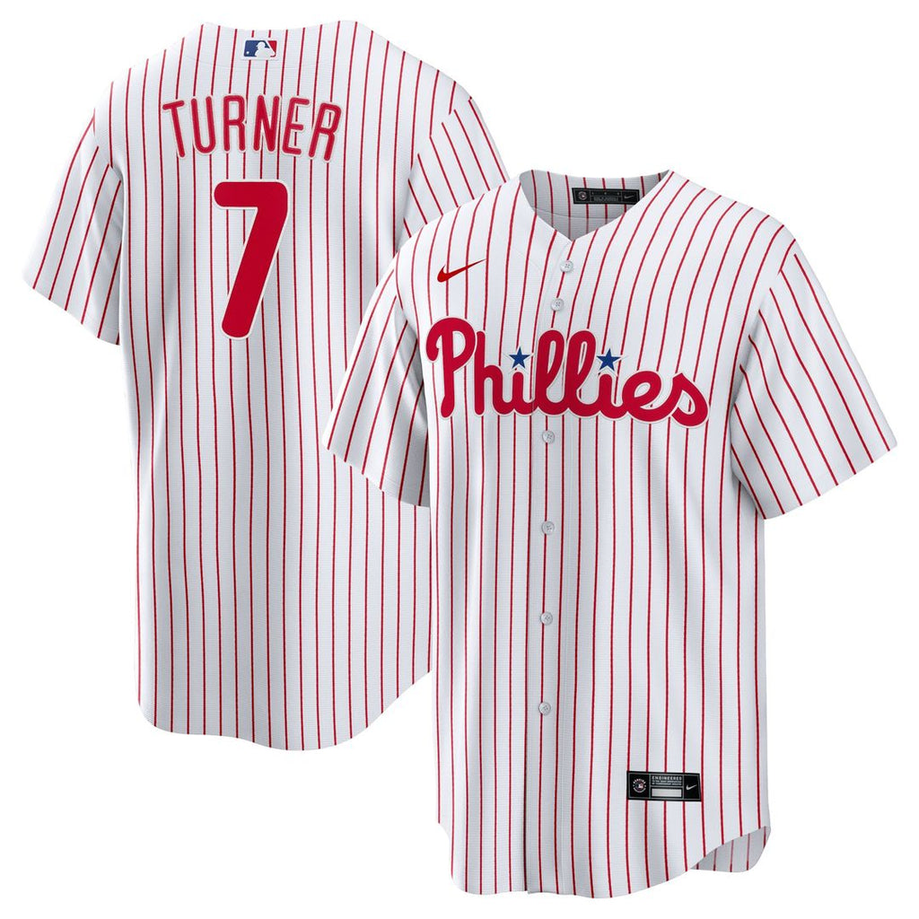 Philadelphia Phillies Nike Trea Turner Home Replica Baseball Jersey - White