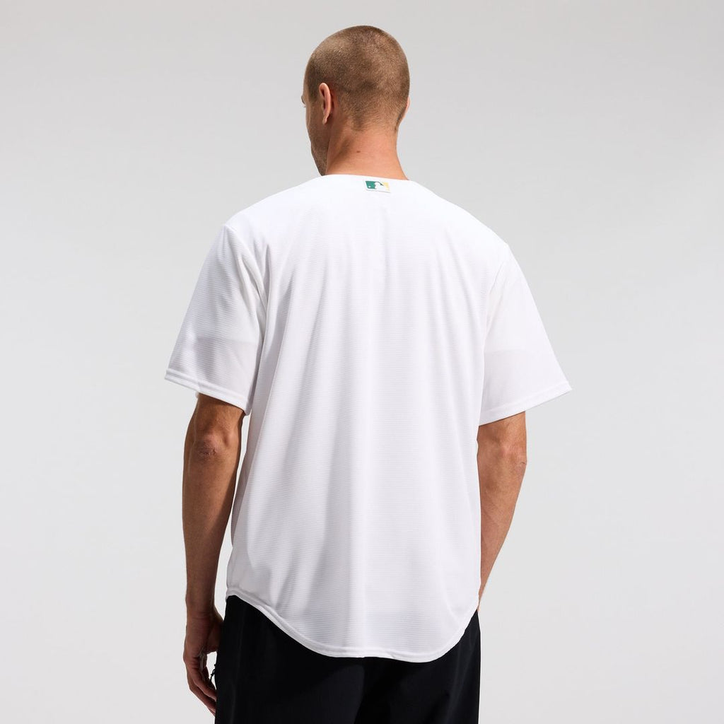 Athletics Nike Home Replica Team Baseball Jersey - White