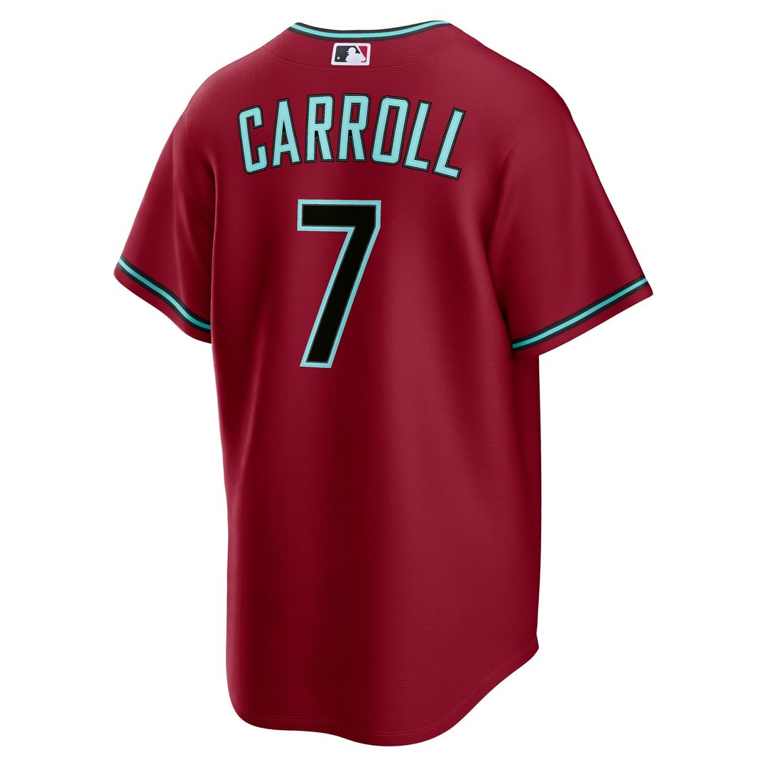 Arizona Diamondbacks Nike Corbin Carroll Alternate Replica Baseball Jersey - Black