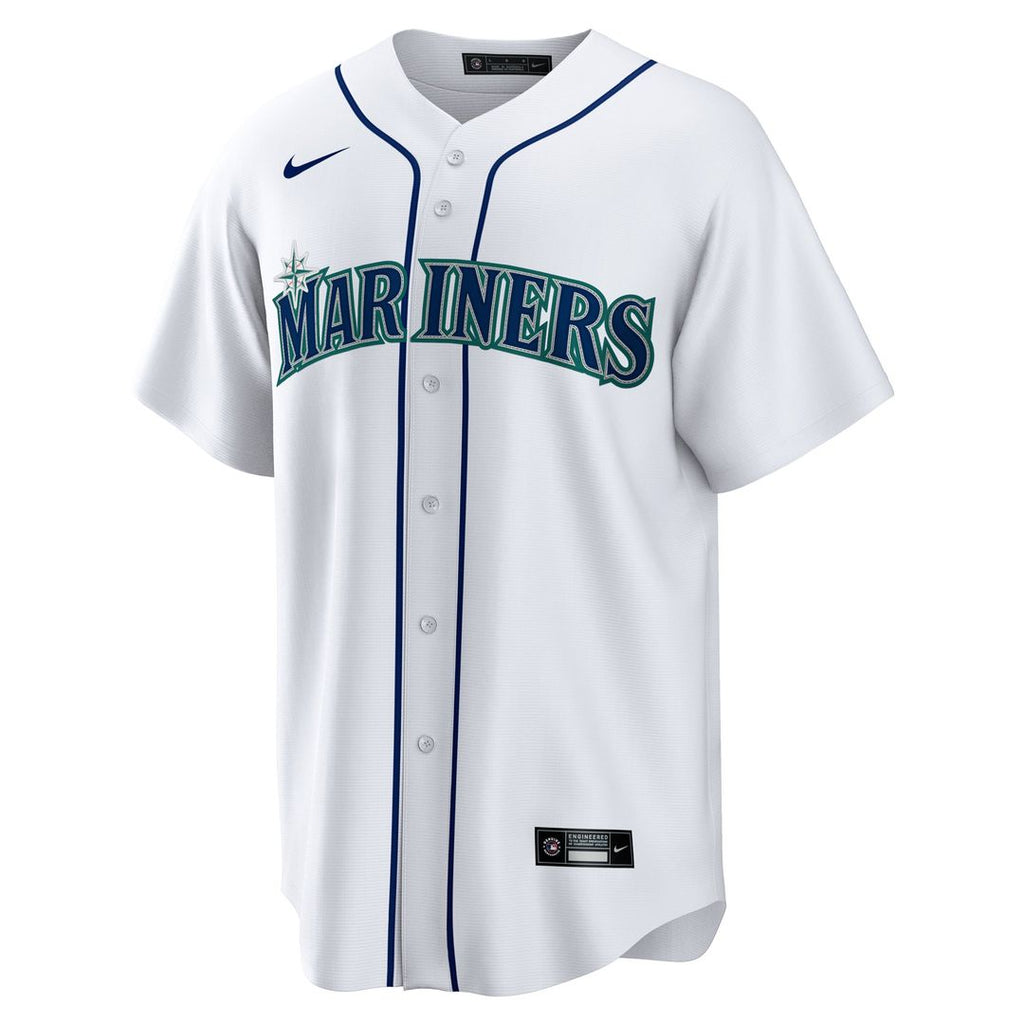 Seattle Mariners Nike Julio Rodriguez Home Replica Baseball Jersey - White