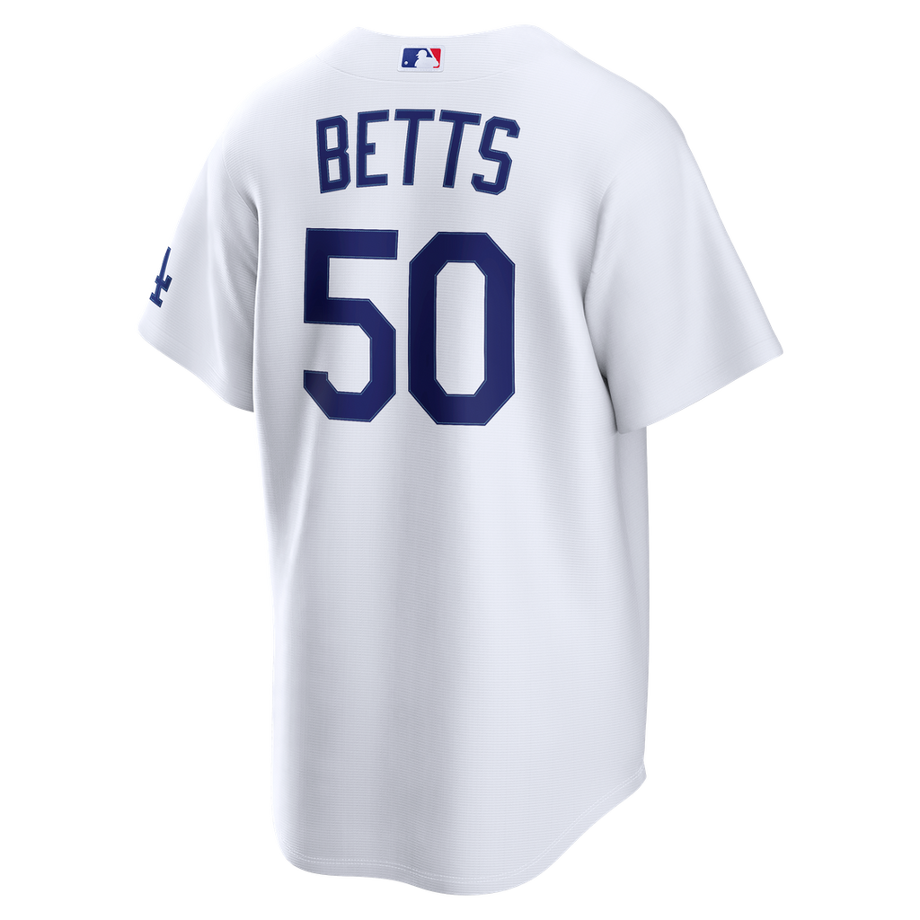 Los Angeles Dodgers Nike Mookie Betts Home Stadium Baseball Jersey - White