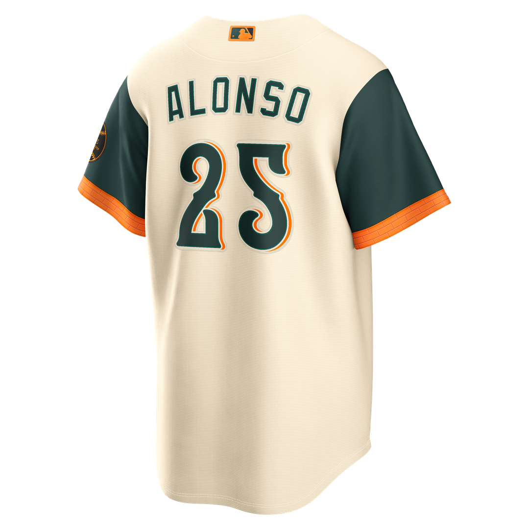 Baltimore Orioles Nike Pete Alonso 2026 City Connect Stadium Baseball Jersey - Cream