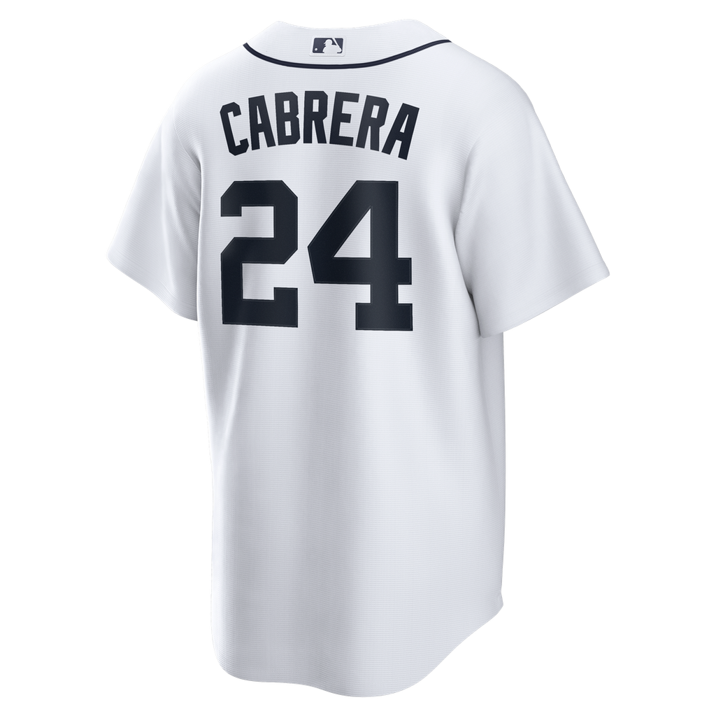 Detroit Tigers Nike Miguel Cabrera Home Retired Player Replica Baseball Jersey - White