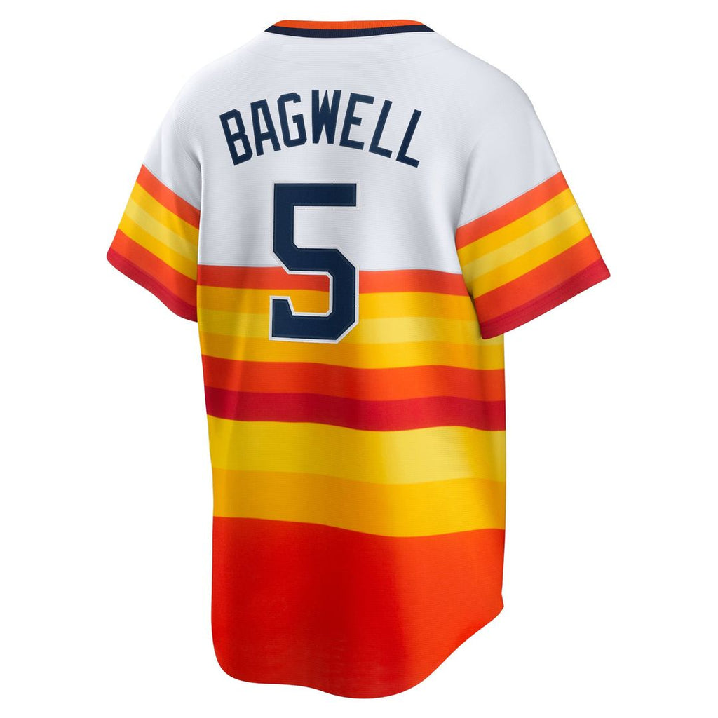 Houston Astros Nike Jeff Bagwell Home Cooperstown Collection Baseball Jersey - White
