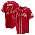 Texas Rangers Nike Brandon Nimmo 2026 City Connect Stadium Baseball Jersey - Red