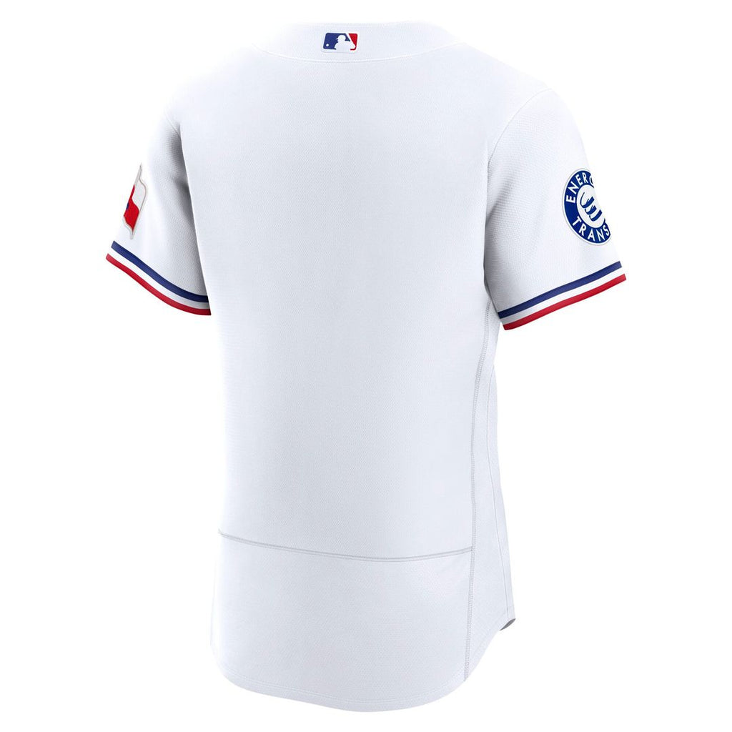 Texas Rangers Nike Alternate Sponsor Patch Authentic Baseball Jersey - Light Blue