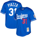 Los Angeles Dodgers Mitchell & Ness Mike Piazza Big & Tall Cooperstown Mesh Batting Practice Baseball Jersey - Royal