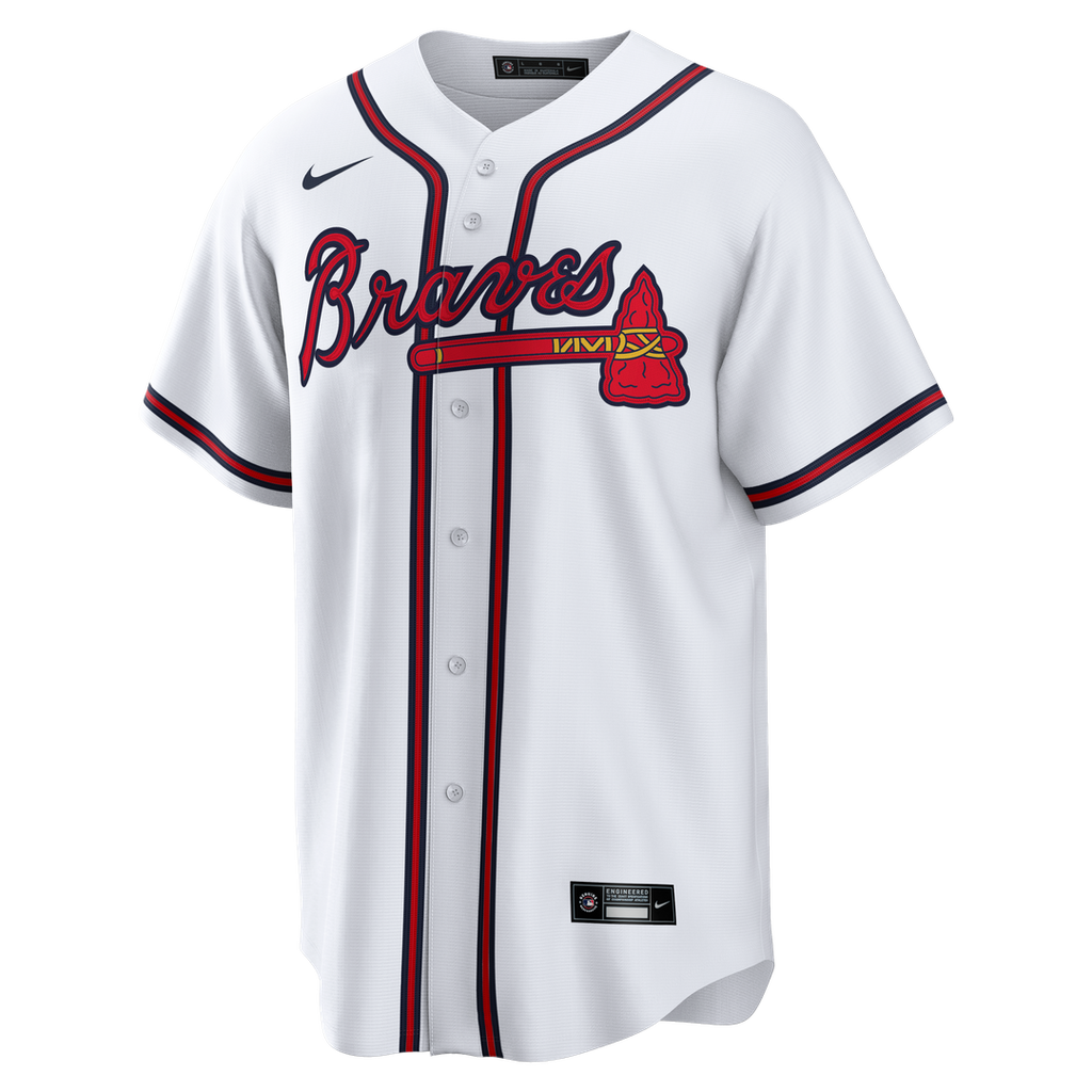 Atlanta Braves Nike John Smoltz Home Retired Player Replica Baseball Jersey - White