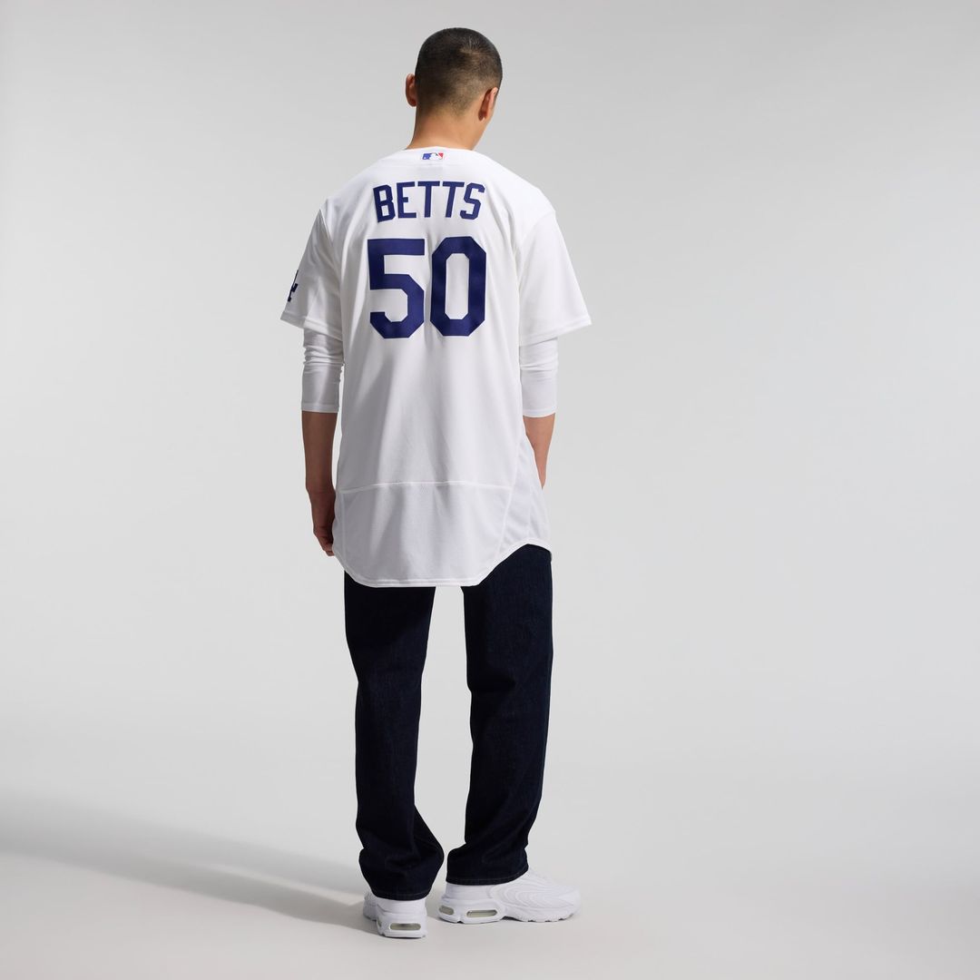 Los Angeles Dodgers Nike Mookie Betts Home Authentic Baseball Jersey - White