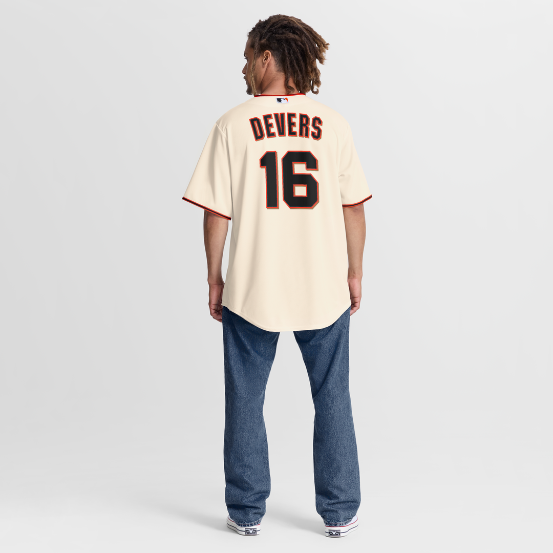 San Francisco Giants Nike Rafael Devers Home Replica Baseball Jersey - Cream