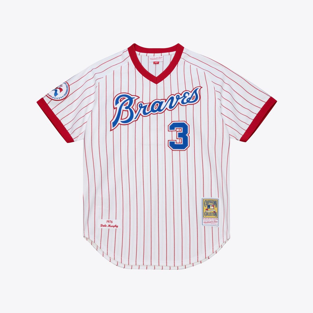 Atlanta Braves Mitchell & Ness Dale Murphy 1976 Authentic Baseball Jersey - White