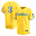 Boston Red Sox Nike Ceddanne Rafaela Alternate Limited Baseball Jersey - Gold