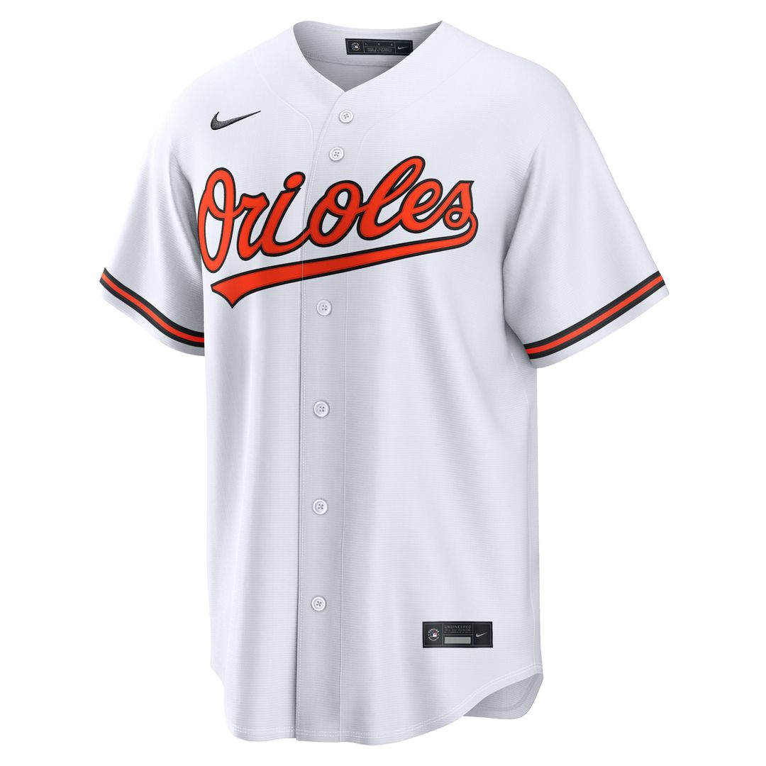 Baltimore Orioles Nike Jackson Holliday Home Replica Baseball Jersey - White