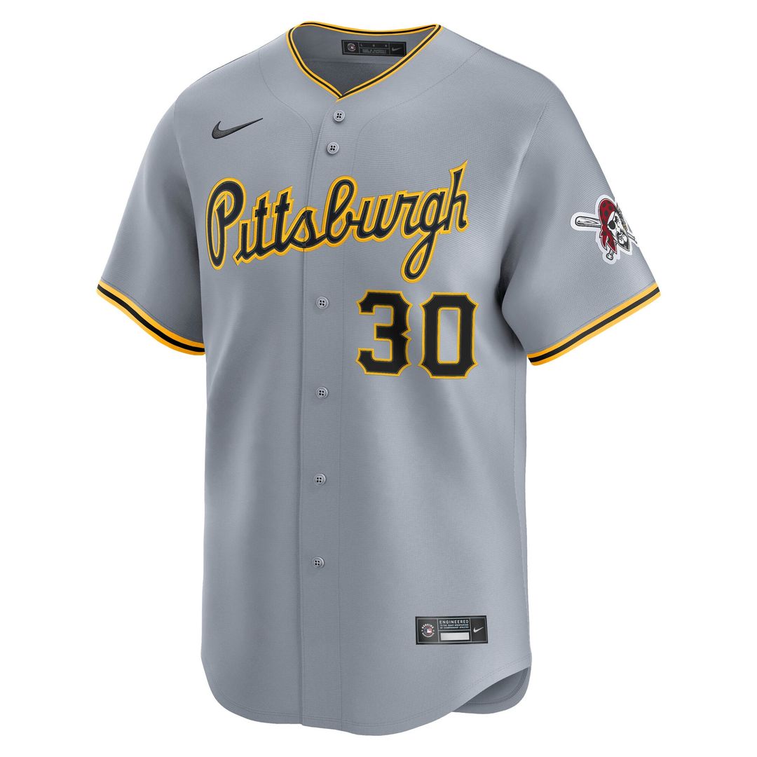 Pittsburgh Pirates Nike Paul Skenes Road Limited Baseball Jersey - Gray