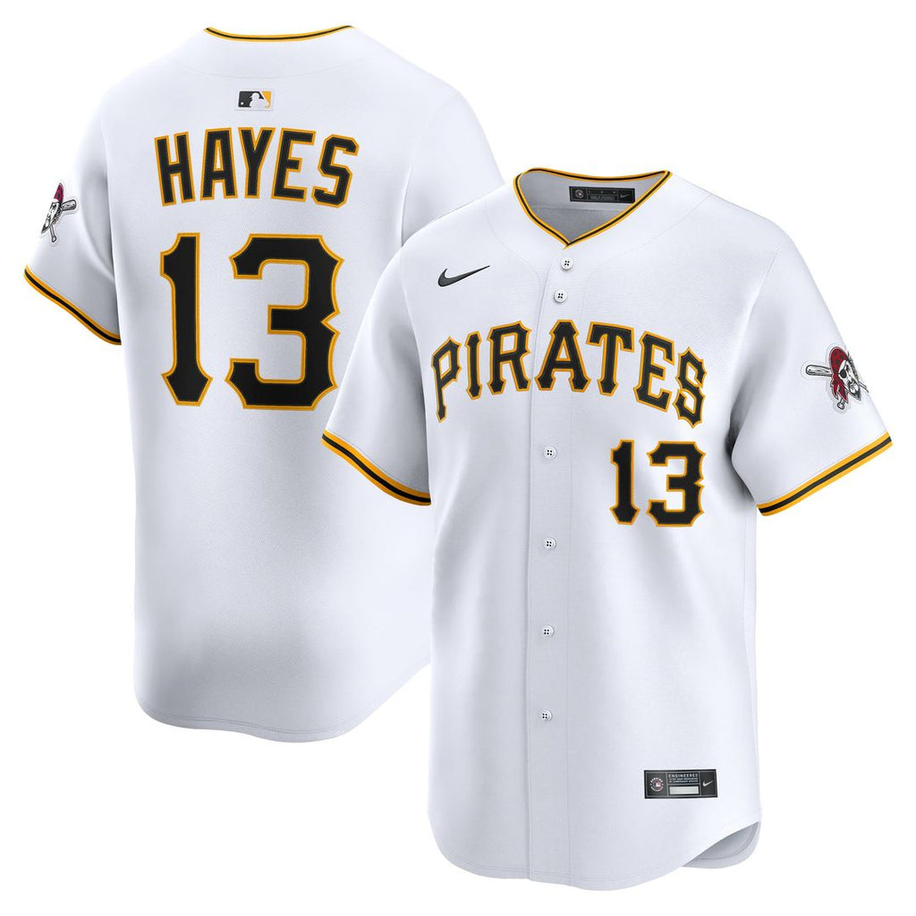Pittsburgh Pirates Nike Ke'Bryan Hayes Home Limited Baseball Jersey - White
