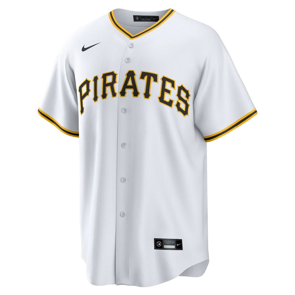 Pittsburgh Pirates Nike #1 Dad Home Replica Baseball Jersey - White