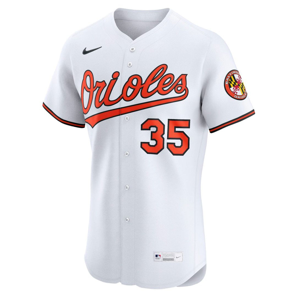 Baltimore Orioles Nike Adley Rutschman Alternate 2 Elite Baseball Jersey - Orange