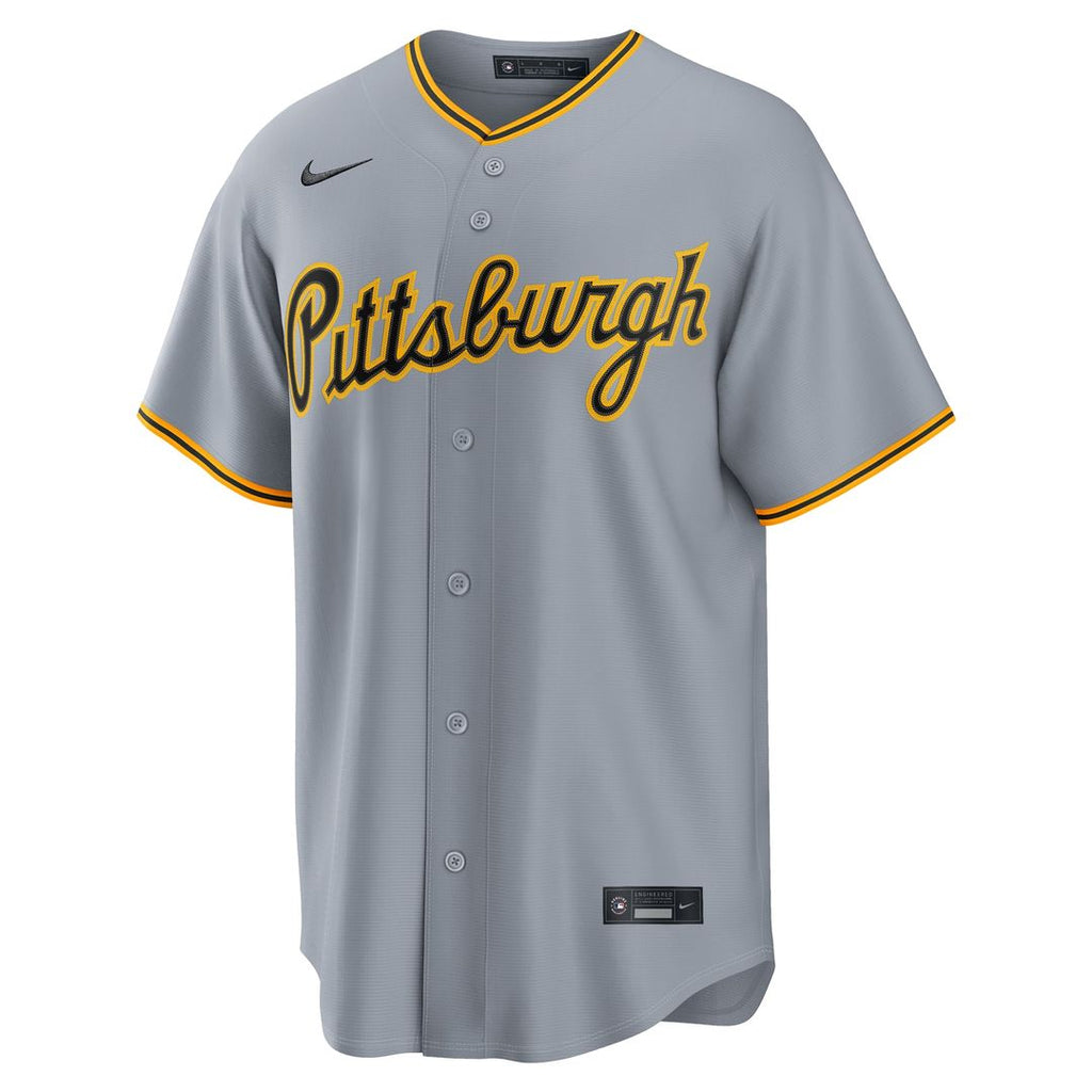 Pittsburgh Pirates Nike Paul Skenes Road Replica Baseball Jersey - Gray