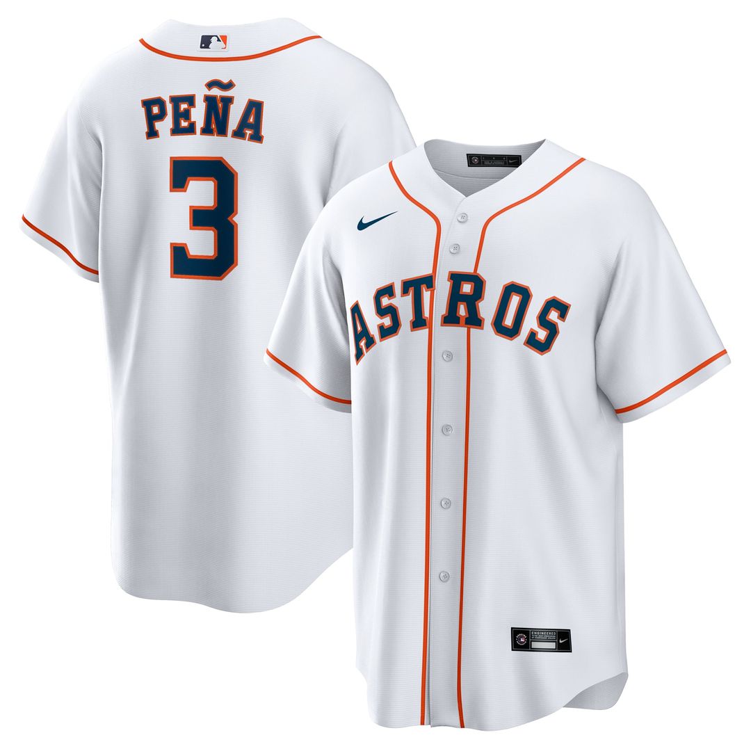 Houston Astros Nike Jeremy Peña Home Replica Baseball Jersey - White
