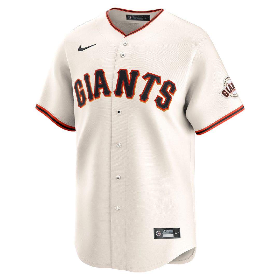 San Francisco Giants Nike Rafael Devers Home Limited Baseball Jersey - Cream