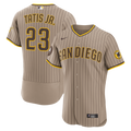 San Diego Padres Nike Fernando Tatis Jr. Alternate Authentic Sponsor Patch Baseball Jersey - Sand