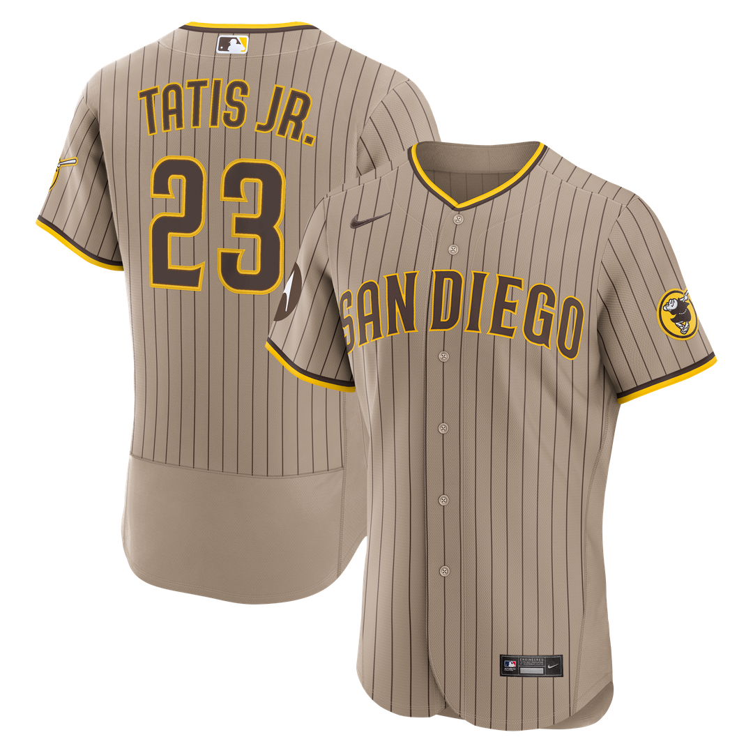 San Diego Padres Nike Fernando Tatis Jr. Home Authentic Sponsor Patch Baseball Jersey - White