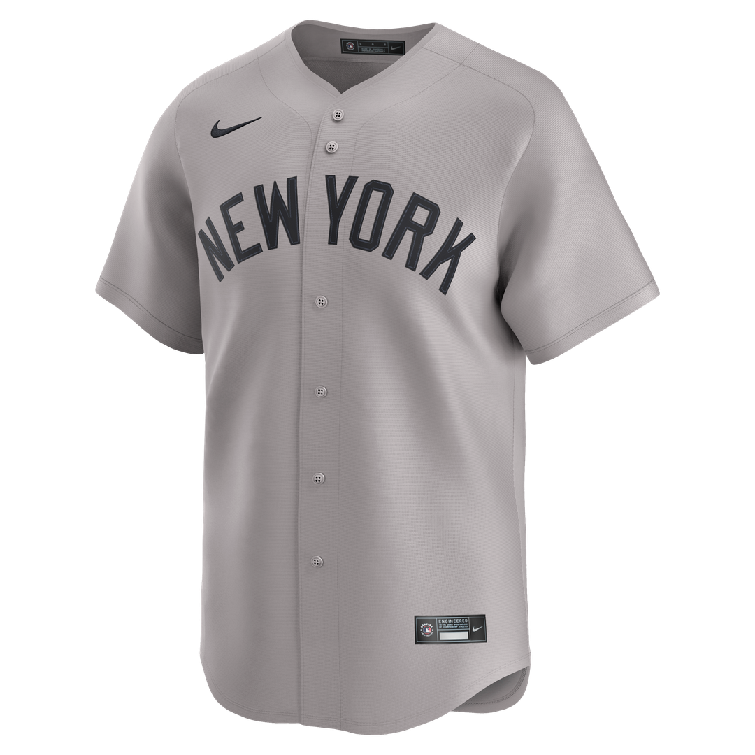 New York Yankees Nike Giancarlo Stanton Road Limited Baseball Jersey - Gray