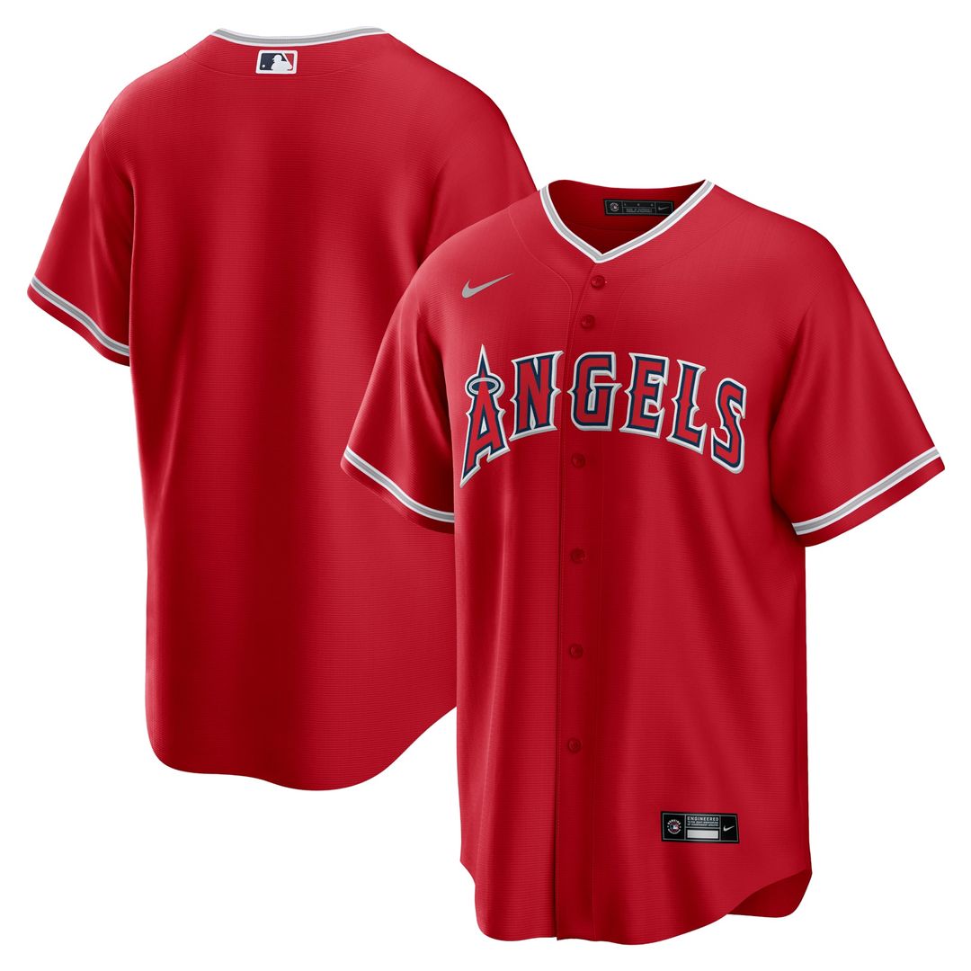 Los Angeles Angels Nike Home Replica Team Baseball Jersey - White