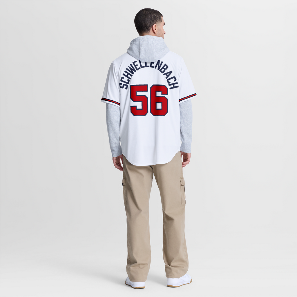 Atlanta Braves Nike Spencer Schwellenbach Home Replica Baseball Jersey - White