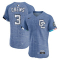 Washington Nationals Nike Dylan Crews 2025 City Connect Elite Baseball Jersey - Blue