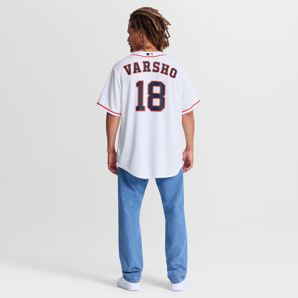 Houston Astros Nike Daulton Varsho Home Replica Baseball Jersey - White