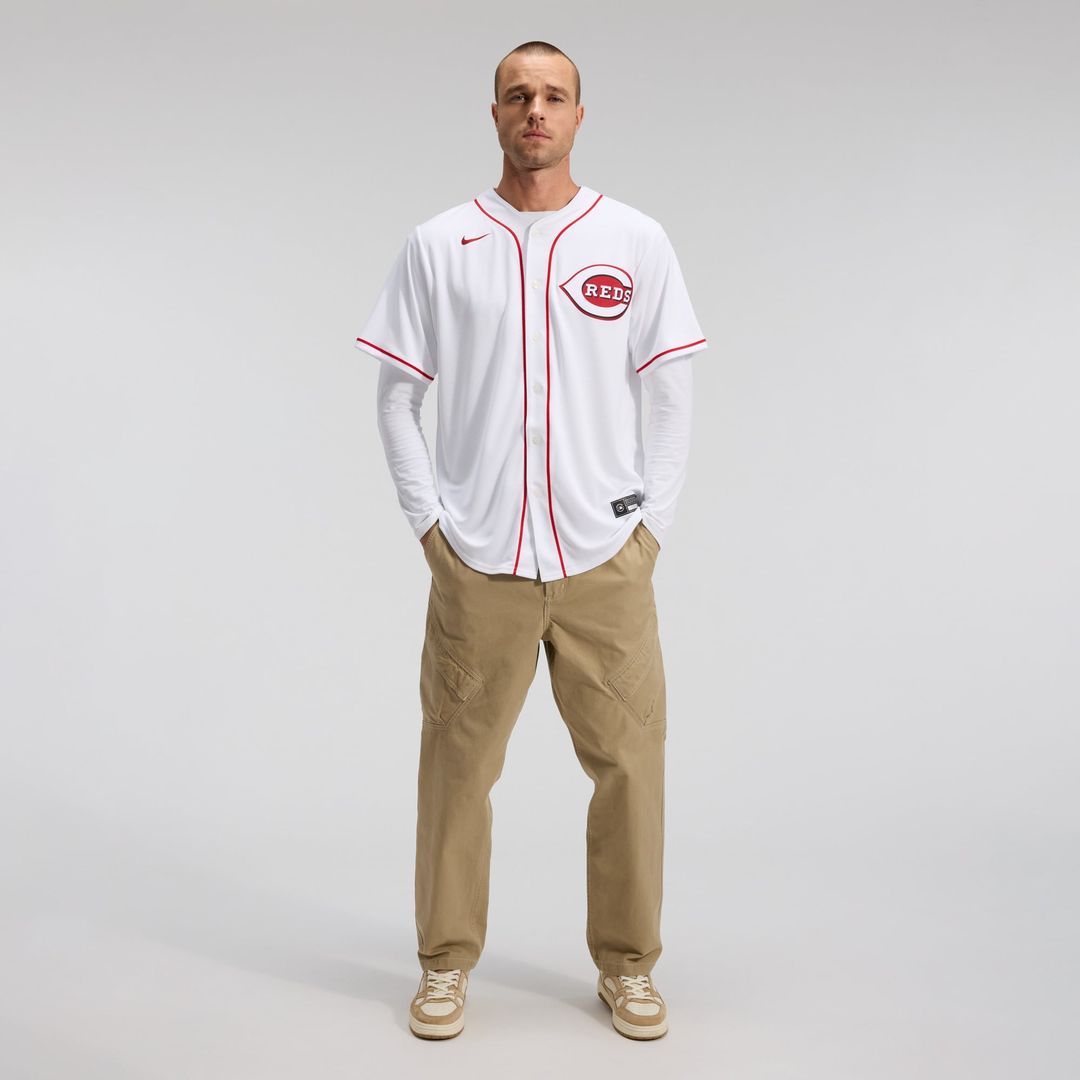 Cincinnati Reds Nike Home Replica Team Baseball Jersey - White