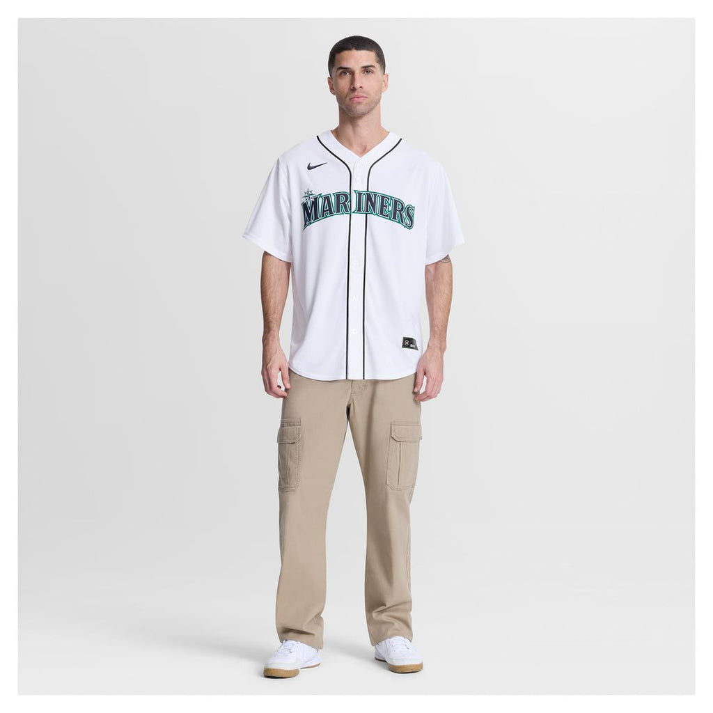 Seattle Mariners Nike Victor Robles Home Replica Baseball Jersey - White
