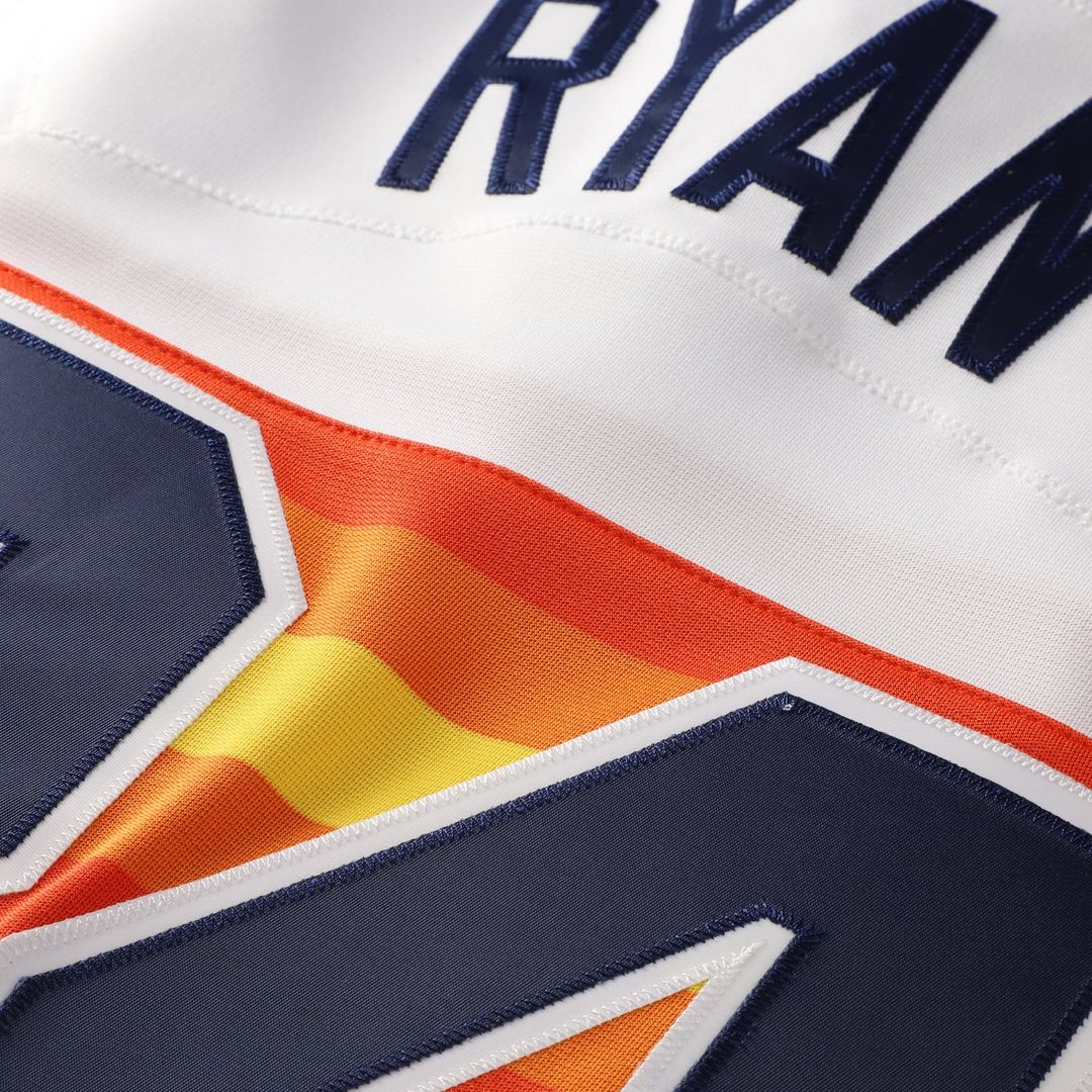 Houston Astros Mitchell & Ness Nolan Ryan Throwback Authentic Baseball Jersey - White